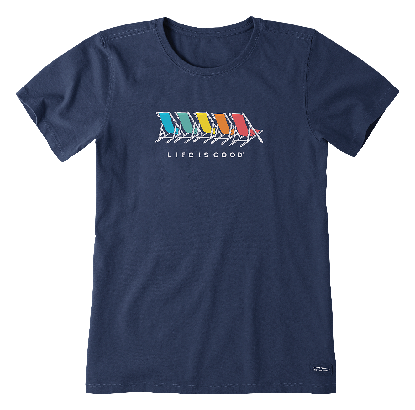 Life is Good Chair Spectrum Crusher Lite ShortSleeve TShirt for